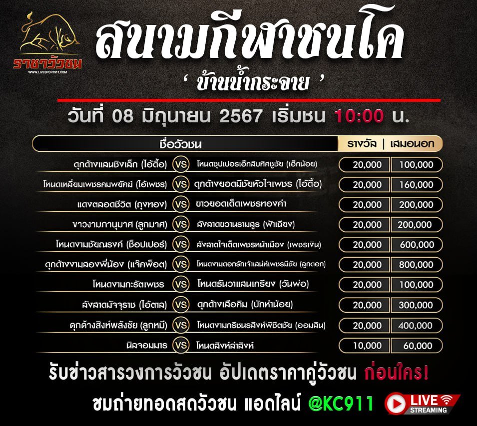 โปรแกรมวัวชน05-6-67